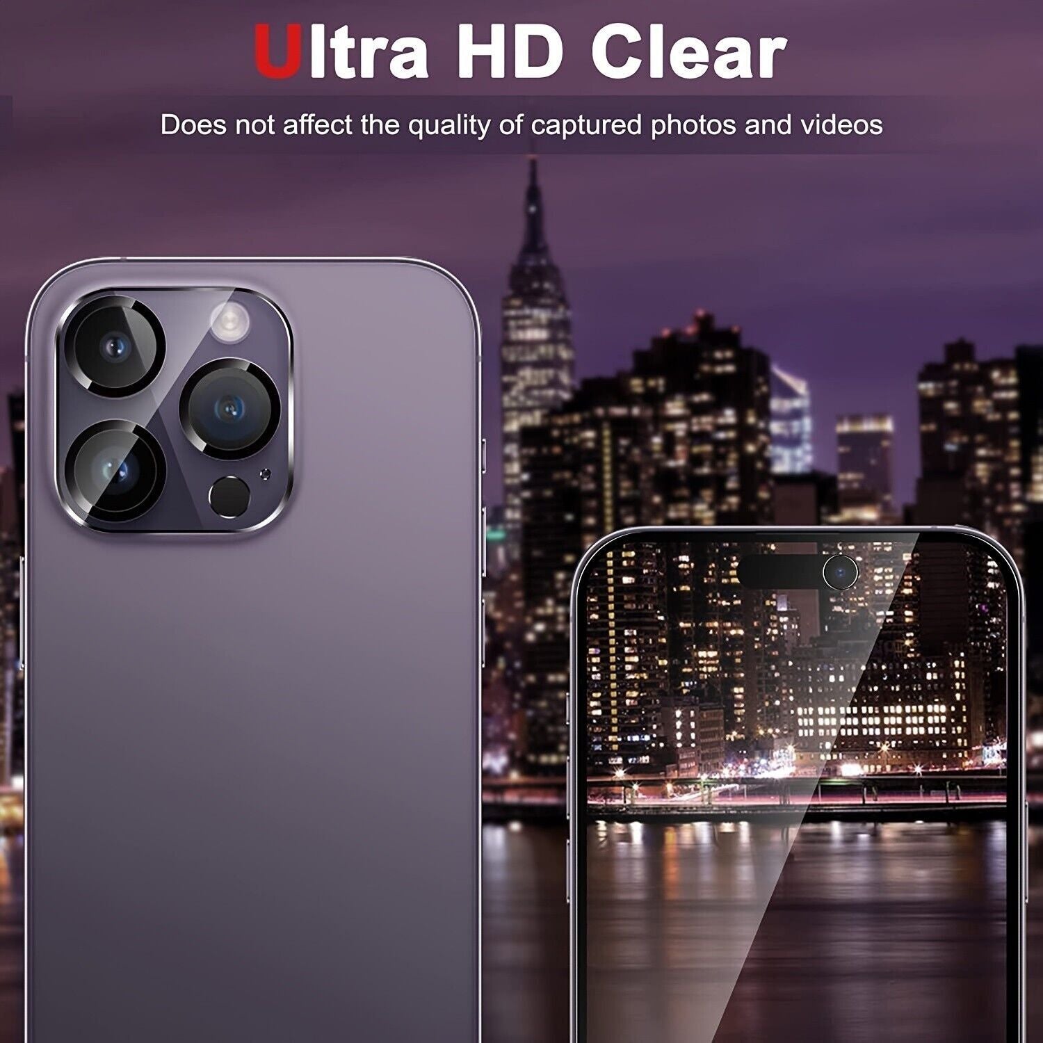 4X for Iphone 17 16 15 14 13 12 11 Pro Max Tempered Glass Camera Lens Protectors
