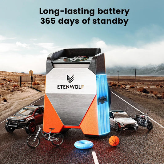 Tire Inflator Portable Air Compressor , 7800Mah Battery Powered,160Psi Cordless Air Pump for Car Tires with Digital Gauge, Auto Shut-Off, for Car, Bike, Motorcycle