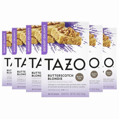 Filterbag Tea, Butterscotch Blondie, 15 Ct, Pack of 6 (Packaging May Vary)