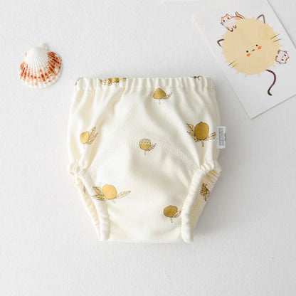 Cute Baby Waterproof Reusable Training Pants Cotton Baby Diaper Infant Shorts Nappies Panties Nappy Changing Underwear Cloth New