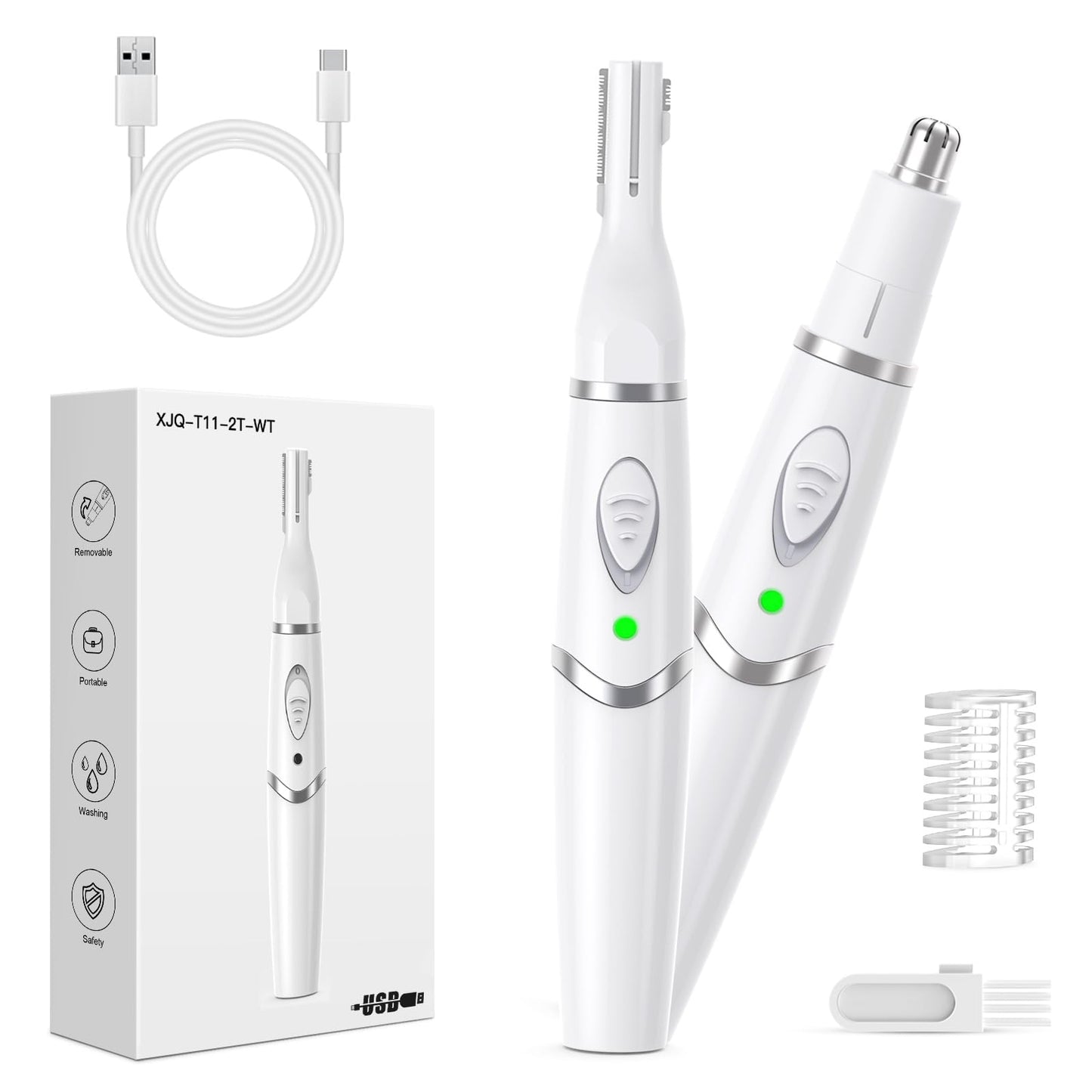 2 in 1 Professional Painless Electric Eyebrow Razor