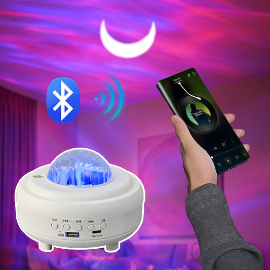 Bluetooth LED Night Light Starry Sky Projector