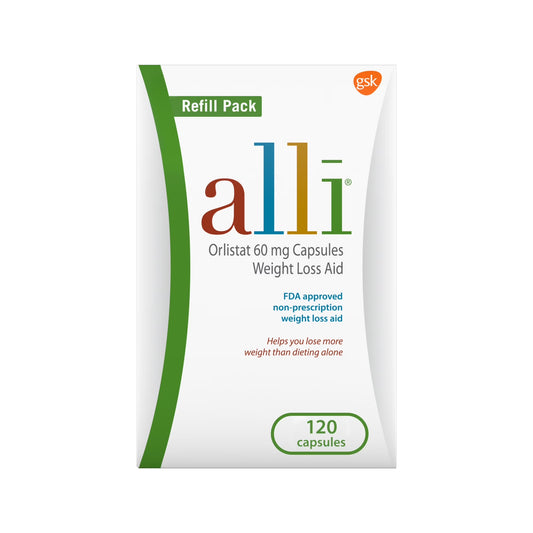 Orlistat Diet Weight Loss Supplement Pills, 60 Mg, 120 Ct
