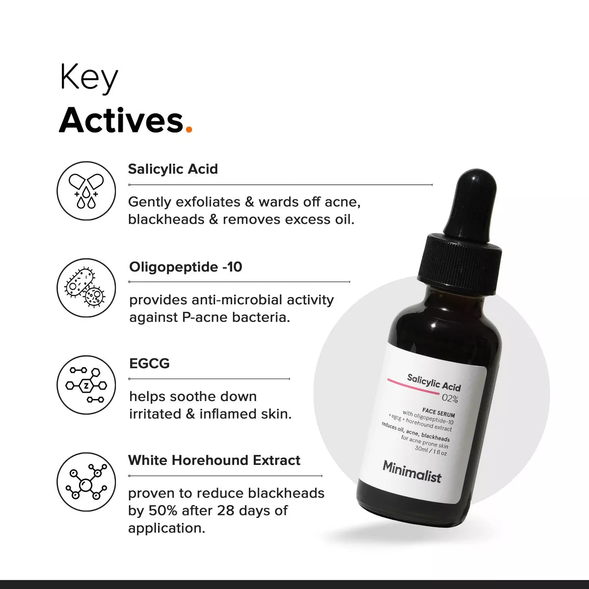 Minimalist Salicylic Acid 2% Face Serum - 1 Fl Oz