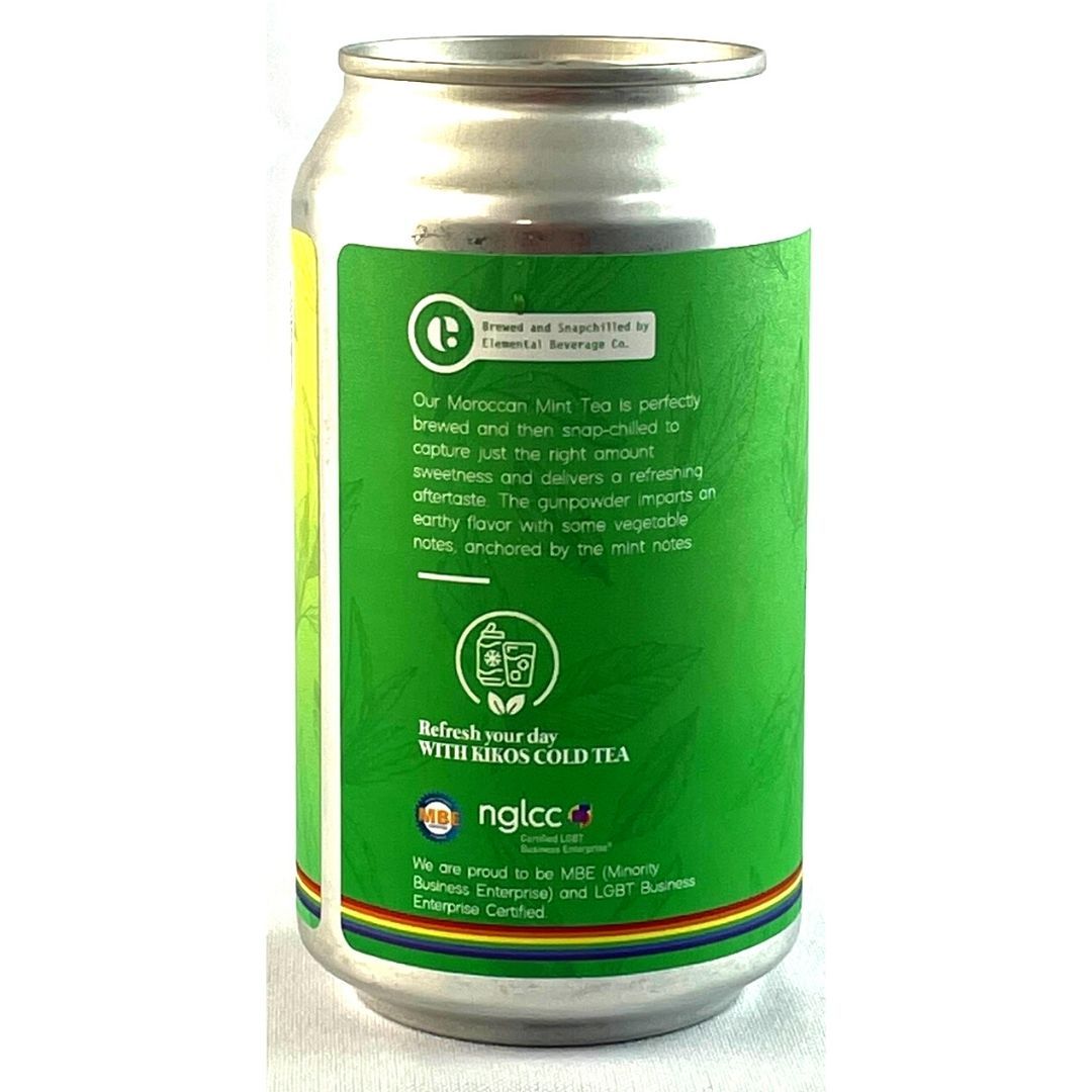 Nitro Cold Tea - Moroccan Mint Tea - Unsweetened 12 Oz Can - Zayd’s Department Store