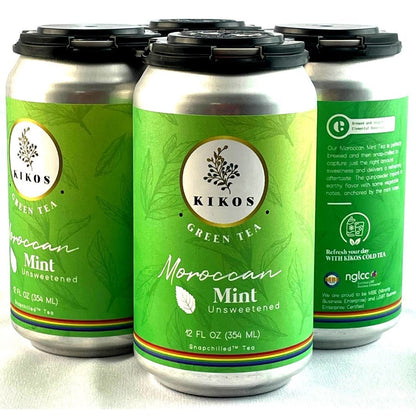 Nitro Cold Tea - Moroccan Mint Tea - Unsweetened 12 Oz Can - Zayd’s Department Store
