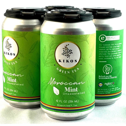 Nitro Cold Tea - Moroccan Mint Tea - Unsweetened 12 Oz Can - Zayd’s Department Store