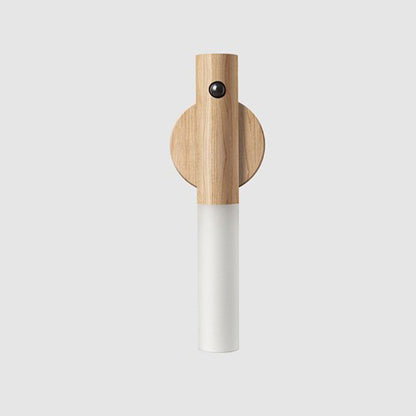 Auto LED USB Magnetic Wood Wireless Night Light Corridors Porch Lights PIR Motion Sensor Wall Light Cabinet Lamp - Zayd’s Department Store