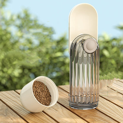 2 In 1 Pet Water Cup Segment Design Green Dog Walking Portable Drinking Cup Dog Feeding Supplies Pet Supplies Dog Walking Water Feeder Pets Products - Zayd’s Department Store