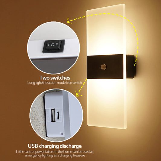Indoor Sensing USB Charging Wall Lamp - Zayd’s Department Store