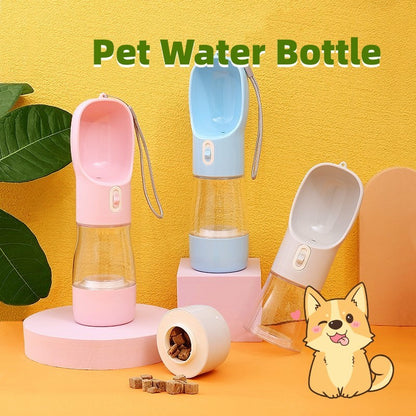 Pet Dog Water Bottle Feeder Bowl Portable Water Food Bottle Pets Outdoor Travel Drinking Dog Bowls Water Bowl For Dogs - Zayd’s Department Store
