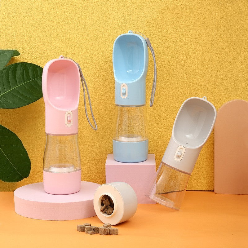 Pet Dog Water Bottle Feeder Bowl Portable Water Food Bottle Pets Outdoor Travel Drinking Dog Bowls Water Bowl For Dogs - Zayd’s Department Store