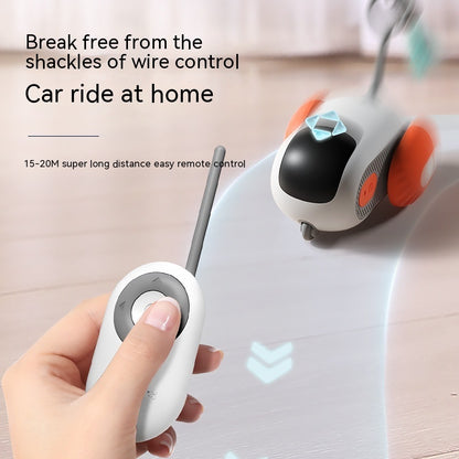 Remote Control Interactive Cat Car Toy USB Charging Chasing Automatic Self-moving Remote Smart Control Car Interactive Cat Toy Pet Products - Zayd’s Department Store