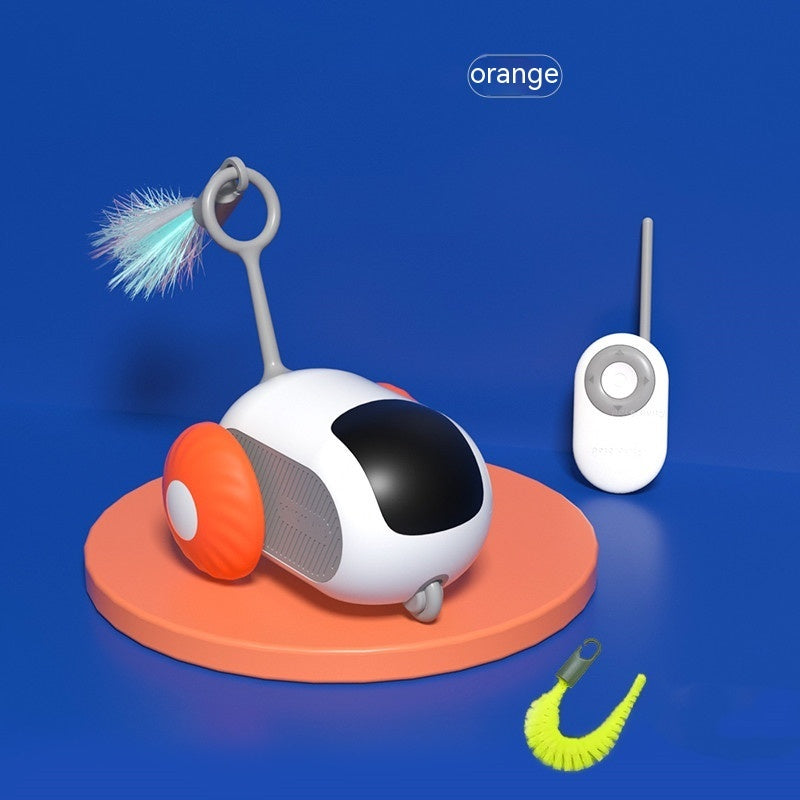 Remote Control Interactive Cat Car Toy USB Charging Chasing Automatic Self-moving Remote Smart Control Car Interactive Cat Toy Pet Products - Zayd’s Department Store