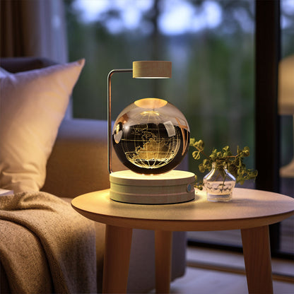 Crystal Ball Cosmic Dinosaur Indoor Night Light USB Power Warm Bedside Light Birthday Gift Night Lamp - Zayd’s Department Store