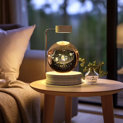 Crystal Ball Cosmic Dinosaur Indoor Night Light USB Power Warm Bedside Light Birthday Gift Night Lamp - Zayd’s Department Store