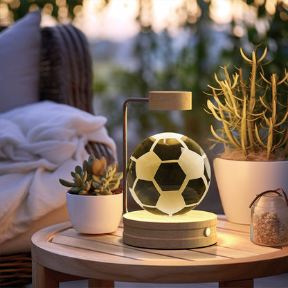 Crystal Ball Cosmic Dinosaur Indoor Night Light USB Power Warm Bedside Light Birthday Gift Night Lamp - Zayd’s Department Store