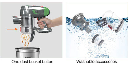 Handheld Wireless Vaccum Cleaner With Foldable Tube - Zayd’s Department Store
