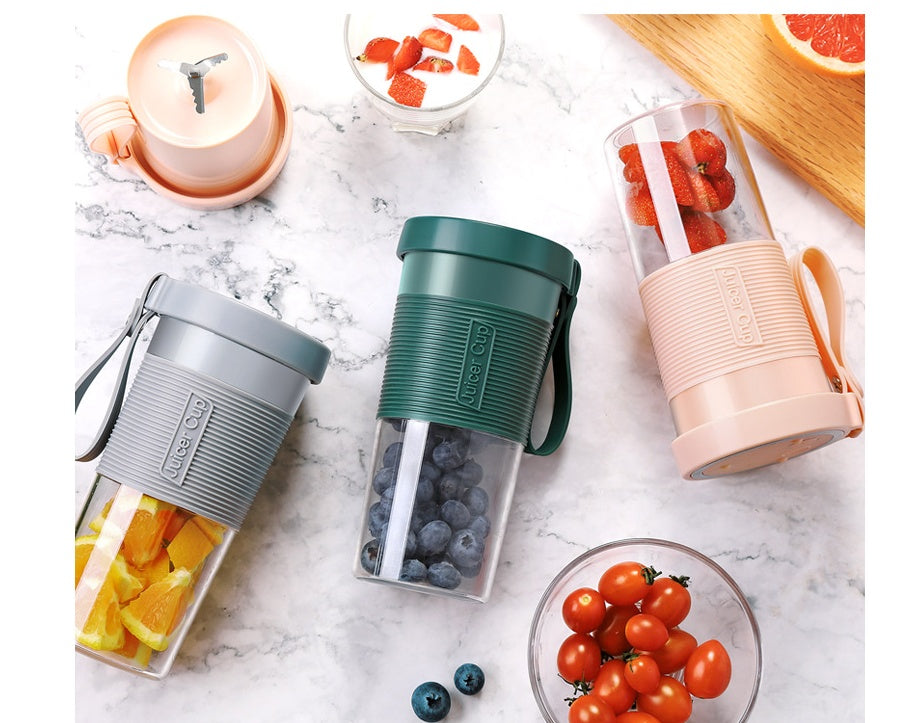 Mini USB Rechargeable Portable Blender Electric Fruit Juicer Kitchen Smoothie Maker Lightweight Sports Bottle Multifunction Blender - Zayd’s Department Store