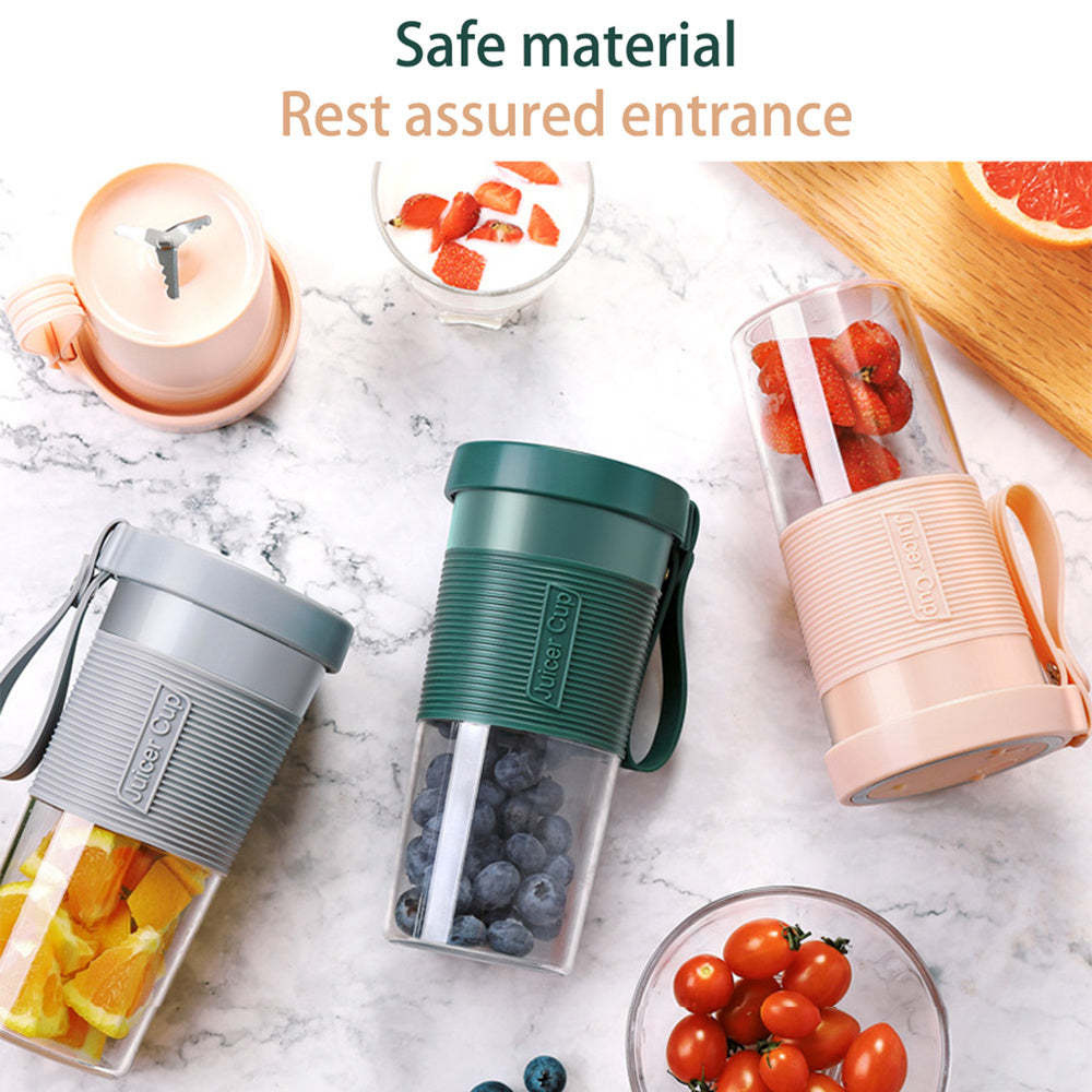 Mini USB Rechargeable Portable Blender Electric Fruit Juicer Kitchen Smoothie Maker Lightweight Sports Bottle Multifunction Blender - Zayd’s Department Store