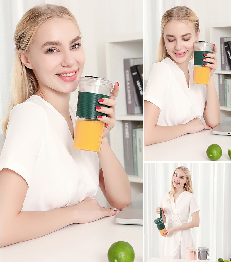 Mini USB Rechargeable Portable Blender Electric Fruit Juicer Kitchen Smoothie Maker Lightweight Sports Bottle Multifunction Blender - Zayd’s Department Store