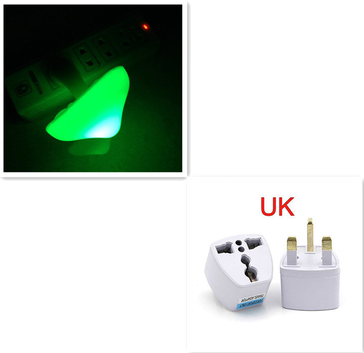 LED Night Light Mushroom Wall Socket Lamp EU US Plug Warm White Light-control Sensor Bedroom Light Home Decoration - Zayd’s Department Store