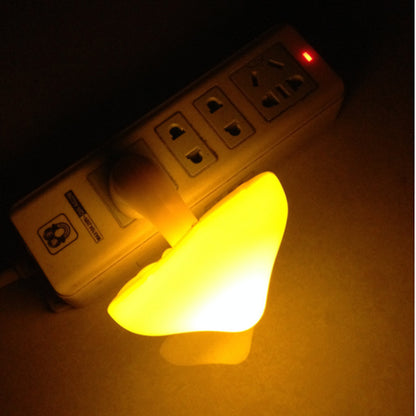 LED Night Light Mushroom Wall Socket Lamp EU US Plug Warm White Light-control Sensor Bedroom Light Home Decoration - Zayd’s Department Store
