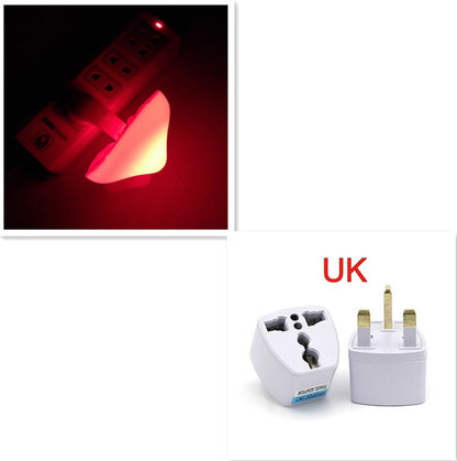 LED Night Light Mushroom Wall Socket Lamp EU US Plug Warm White Light-control Sensor Bedroom Light Home Decoration - Zayd’s Department Store