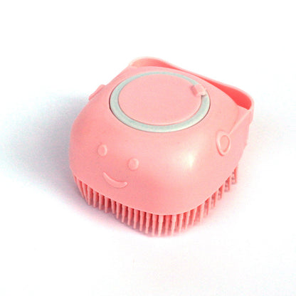 Silicone Dog Bath Massage Gloves Brush Pet Cat Bathroom Cleaning Tool Comb Brush For Dog Can Pour Shampoo Dog Grooming Supplies - Zayd’s Department Store