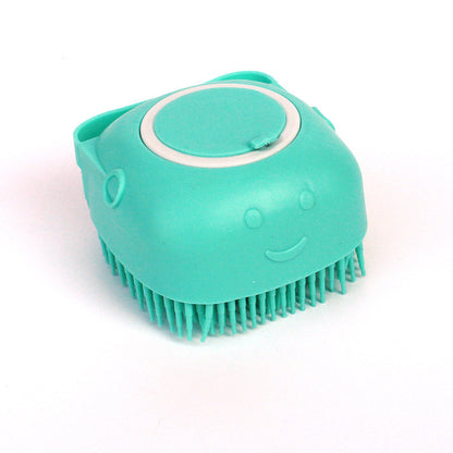 Silicone Dog Bath Massage Gloves Brush Pet Cat Bathroom Cleaning Tool Comb Brush For Dog Can Pour Shampoo Dog Grooming Supplies - Zayd’s Department Store