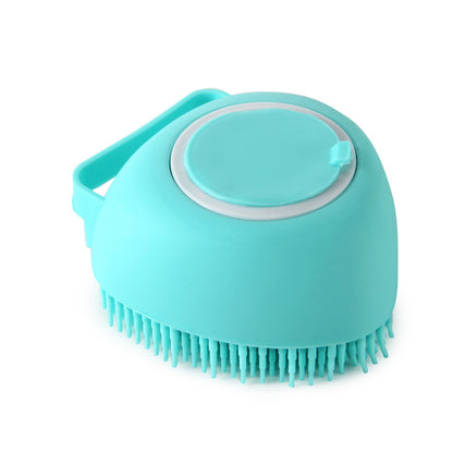 Silicone Dog Bath Massage Gloves Brush Pet Cat Bathroom Cleaning Tool Comb Brush For Dog Can Pour Shampoo Dog Grooming Supplies - Zayd’s Department Store