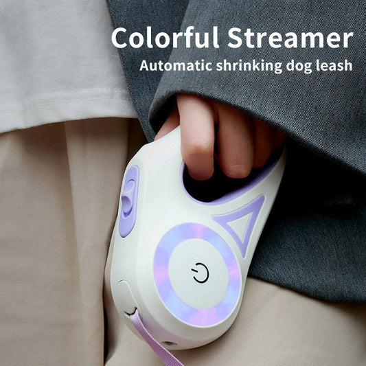 Dog Leash Retractable Leash And Dog Collar Spotlight Automatic Pet Dog Cat Traction Rope For Small Medium Dogs Pet Product - Zayd’s Department Store