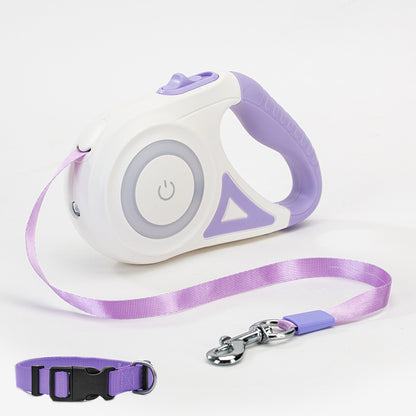 Dog Leash Retractable Leash And Dog Collar Spotlight Automatic Pet Dog Cat Traction Rope For Small Medium Dogs Pet Product - Zayd’s Department Store