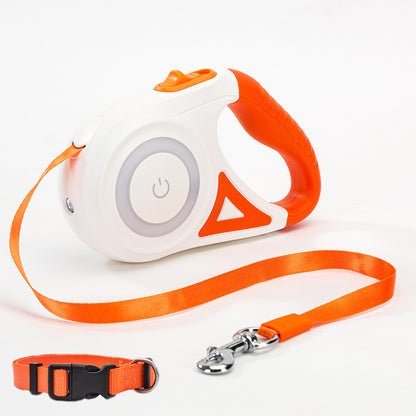 Dog Leash Retractable Leash And Dog Collar Spotlight Automatic Pet Dog Cat Traction Rope For Small Medium Dogs Pet Product - Zayd’s Department Store