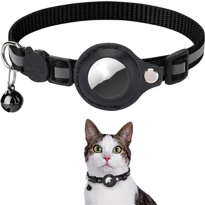 Reflective Collar Waterproof Holder Case For Airtag Air Tag Airtags Protective Cover Cat Dog Kitten Puppy Nylon Collar - Zayd’s Department Store