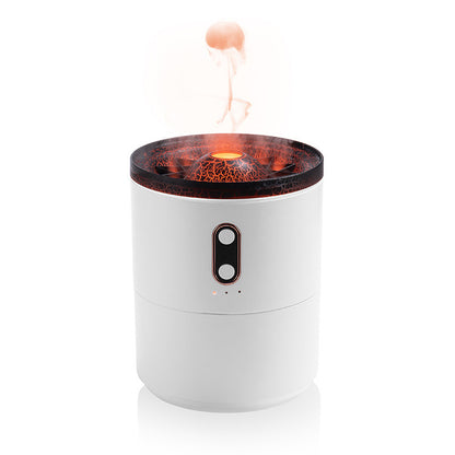 Volcanic Flame Aroma Essential Oil Diffuser USB Portable Jellyfish Air Humidifier Night Light Lamp Fragrance Humidifier - Zayd’s Department Store