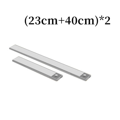 Motion Sensor LED Under Cabinet Light USB Rechargeable Wardrobe Closet Night Light For Kitchen Indoor Wall Lamps - Zayd’s Department Store