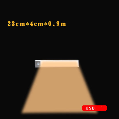 Motion Sensor LED Under Cabinet Light USB Rechargeable Wardrobe Closet Night Light For Kitchen Indoor Wall Lamps - Zayd’s Department Store
