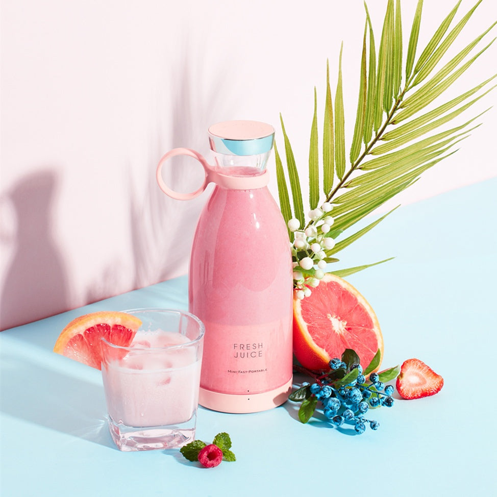 350ML Electric Juicer Blender Mixer USB Rechargeable Machine Household Portable Blender Maker Cup Kitchen Tool Kit - Zayd’s Department Store
