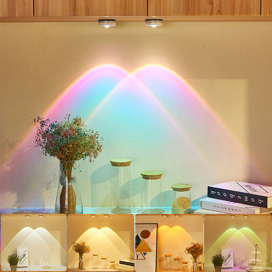 Led Lights Wireless Closet Kitchen Lights Under Furniture Battery Powered Sunset Nightlight Wall Lamp Bedroom Decoration Cabinet - Zayd’s Department Store