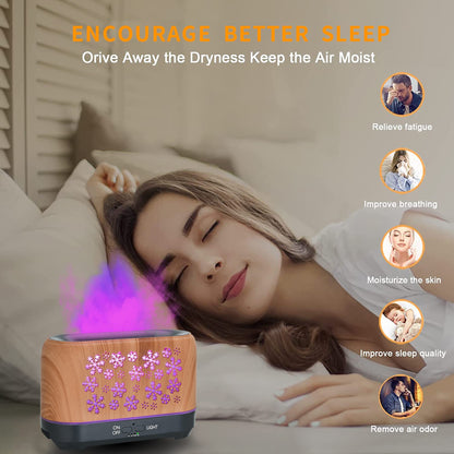Christmas Snowflake Pattern Humidifier - Zayd’s Department Store