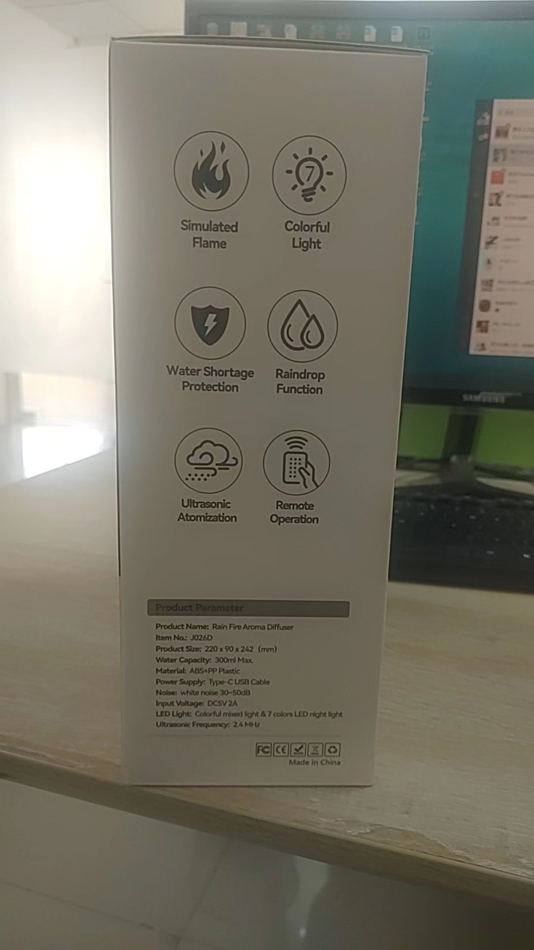 Rain Cloud Fire Humidifier Water Drip - Zayd’s Department Store