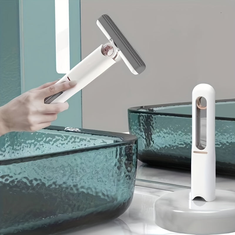 New Portable Self-NSqueeze Mini Mop, Lazy Hand Wash-Free Strong Absorbent Mop Multifunction Portable Squeeze Cleaning Mop Desk Window Glass Cleaner Kitchen Car Sponge Cleaning Mop Home Cleaning Tools - Zayd’s Department Store