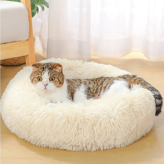 Dog Bed Super Soft Washable Long Plush Pet Kennel Deep Sleep Dog House Velvet Mats Sofa For Dog Basket Pet Cat Bed - Zayd’s Department Store