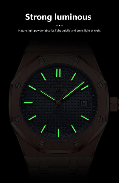 POEDAGAR 924 Luxury High Quality Waterproof Luminous watch - Zayd’s Department Store