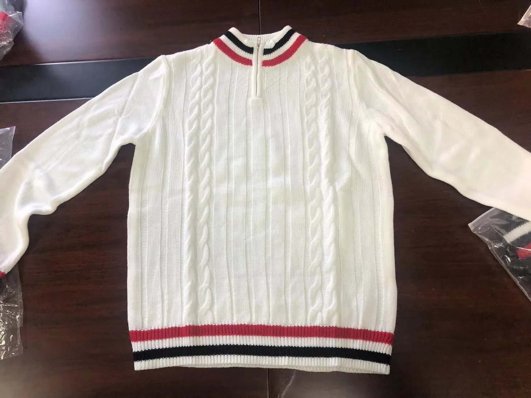 Streetwear Solid Half Zip Polo Pullover - Zayd’s Department Store