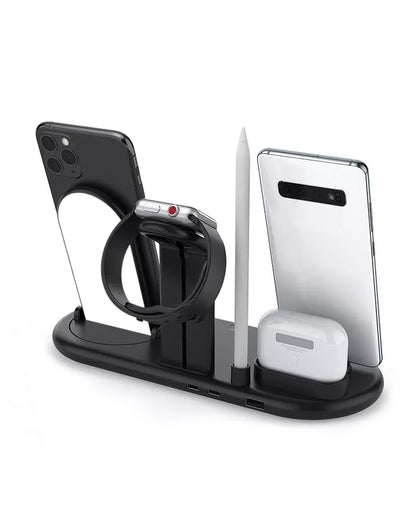 7 in 1 Charging Station with Wireless Qi Charging - Zayd’s Department Store