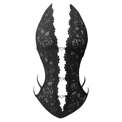 Lingerie Deep V 1 Piece Women Clothing Lingerie Curvy Girl Lingerie M - Zayd’s Department Store