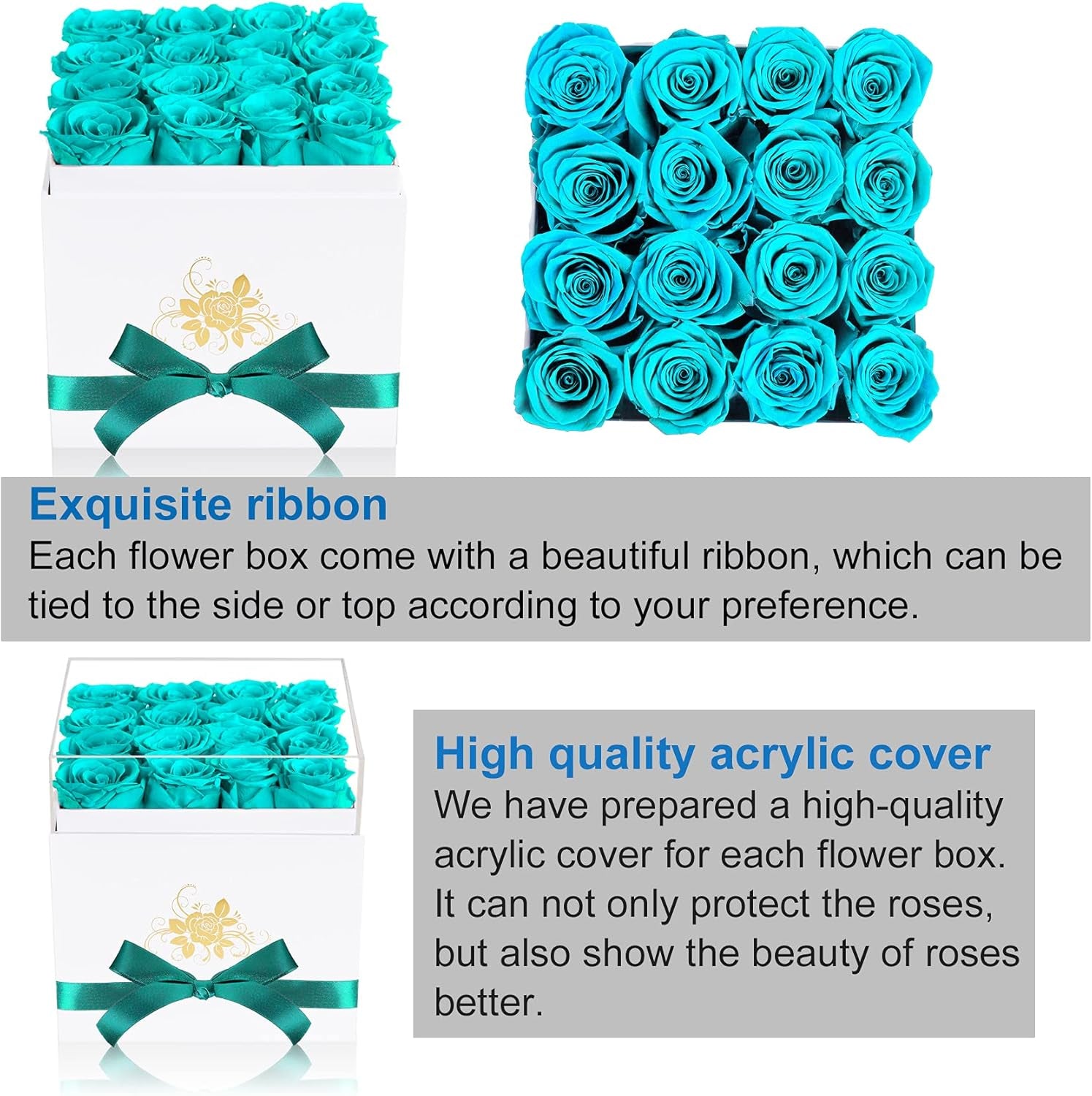 Luxury Preserved Roses in a Box - Zayd’s Department Store