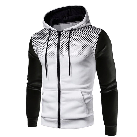 Men'S 2 Piece Sweatsuits Full Zip up Hoodie and Jogger Sweatpant Athletic Set Two Piece Casual Sport Tracksuit - Zayd’s Department Store